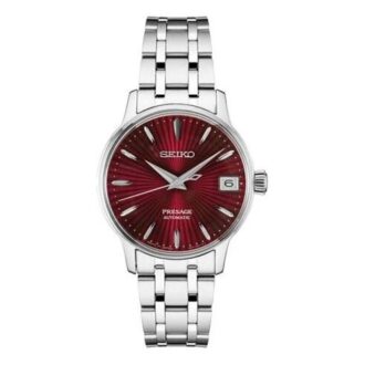 presage serie mechanisch silber rot 1 330x330 - Presage-Serie Mechanisch Silber/Rot